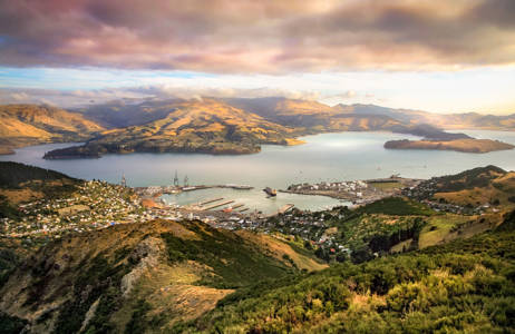 enjoy the view over christchurch while studying in New Zealand