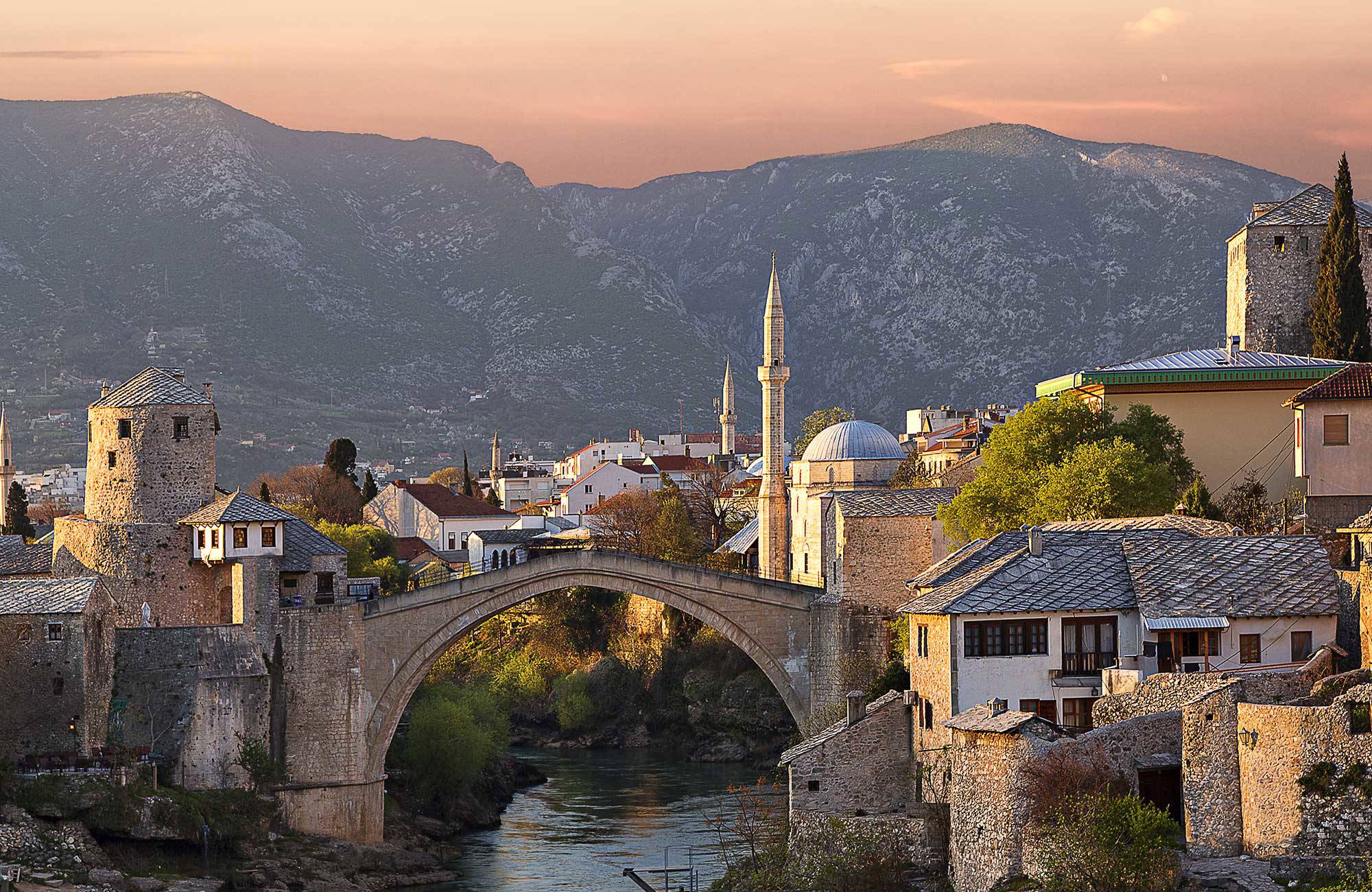 Mostar in Bosnia is a beautiful stop on this journey