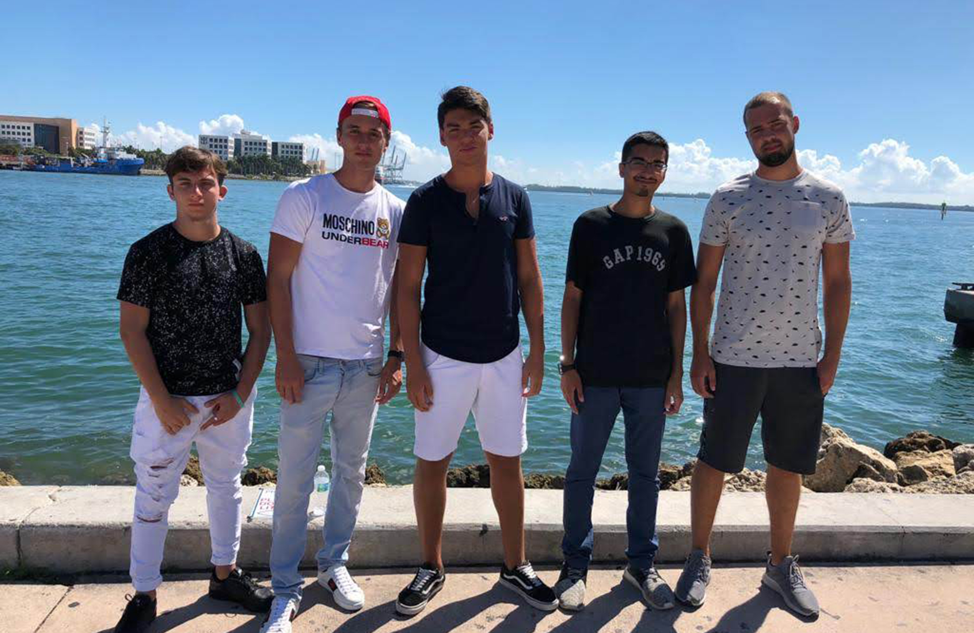 gavin and his friends are studying at hillsborough community college