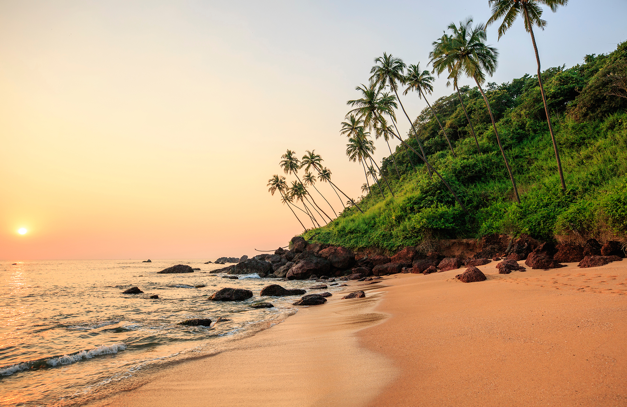 sunset-at-beach-goa-india