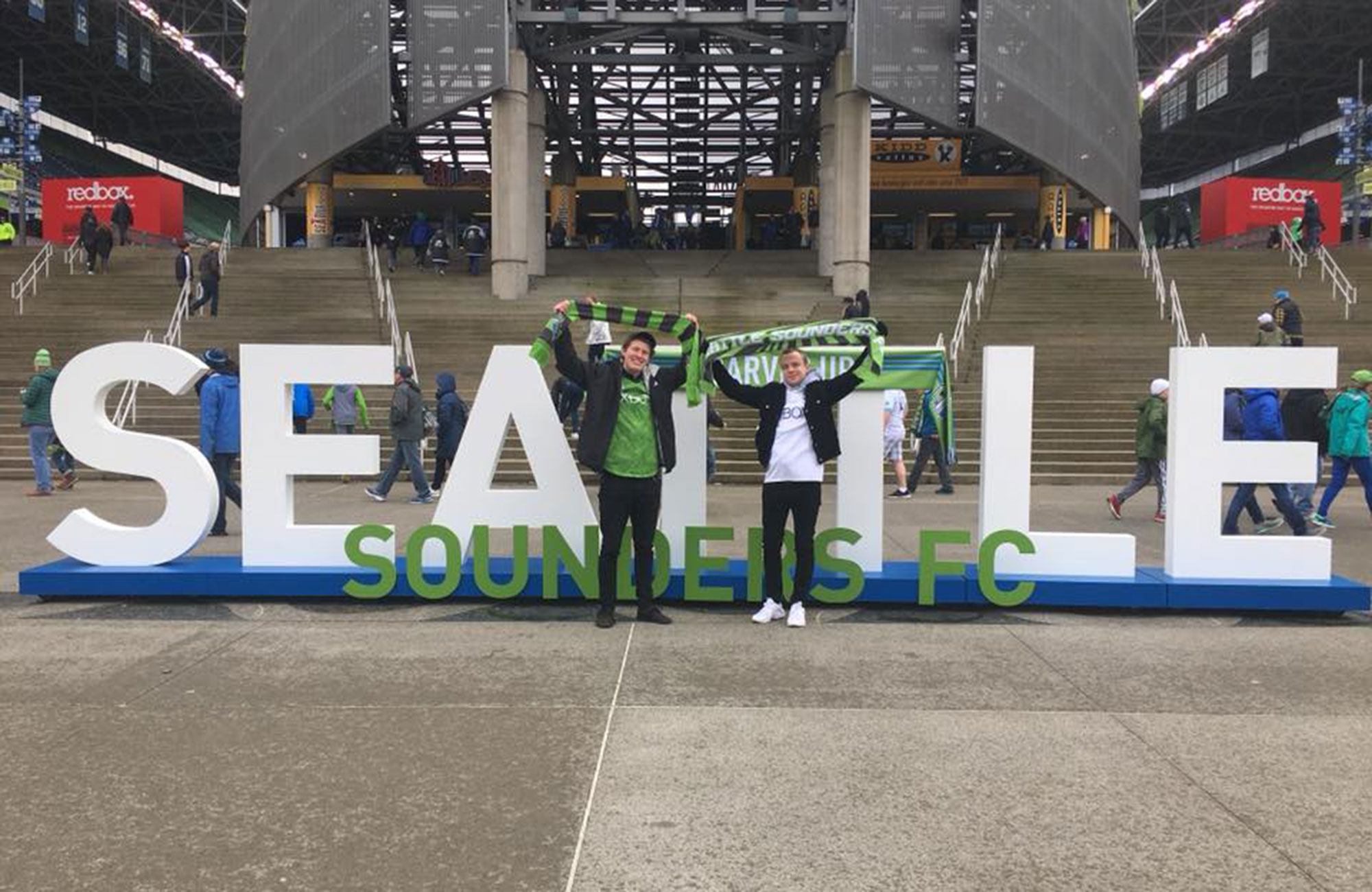 Stadium in Seattle attended by two college students from Green River College