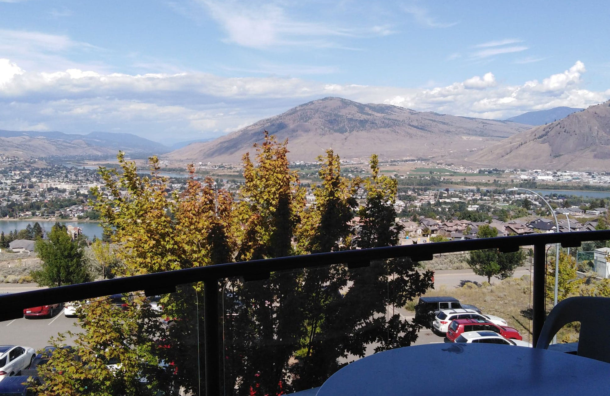 view from Thompson Rivers University