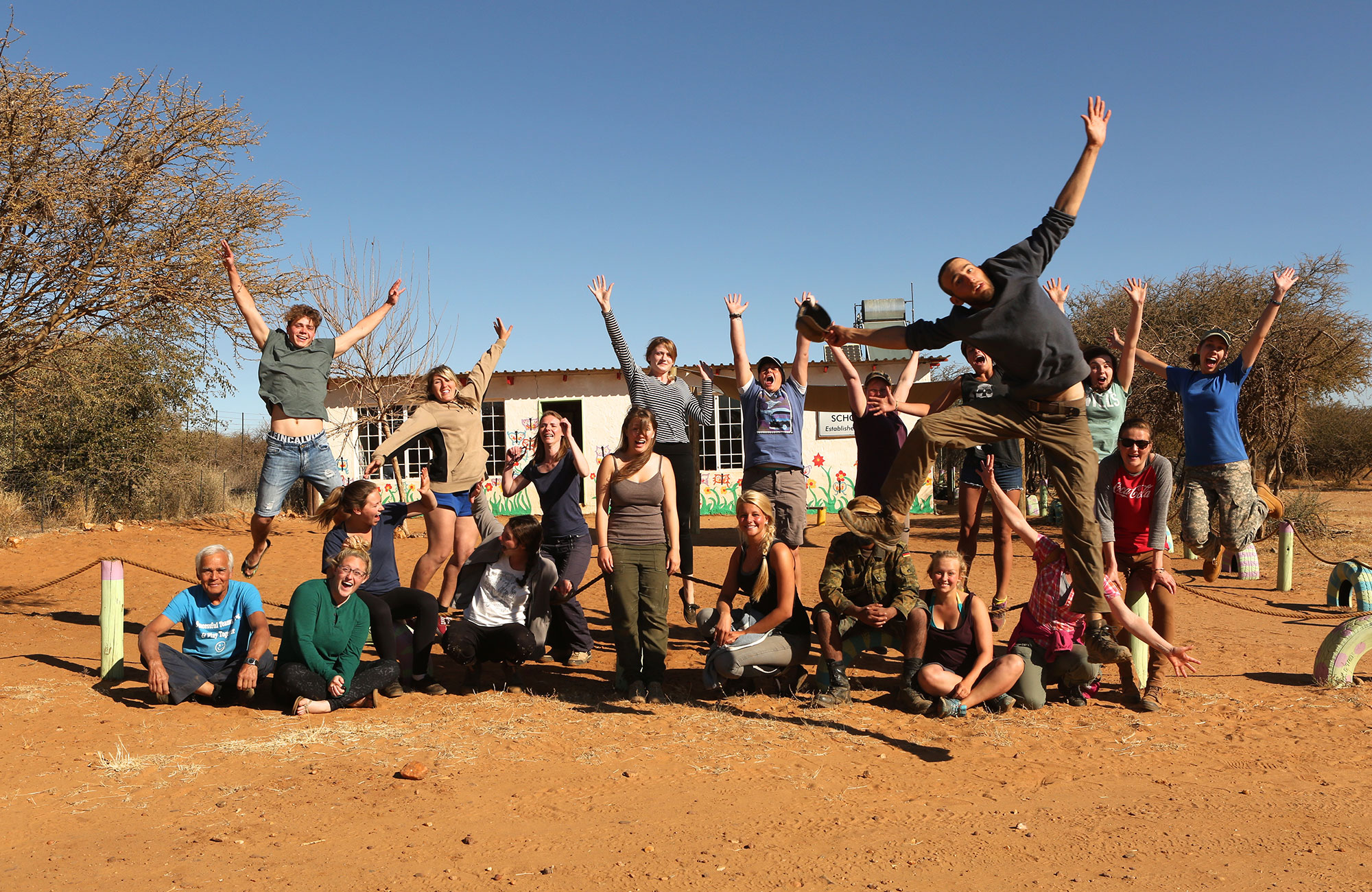 Volunteer Africa Namibia SAVE Group Photo