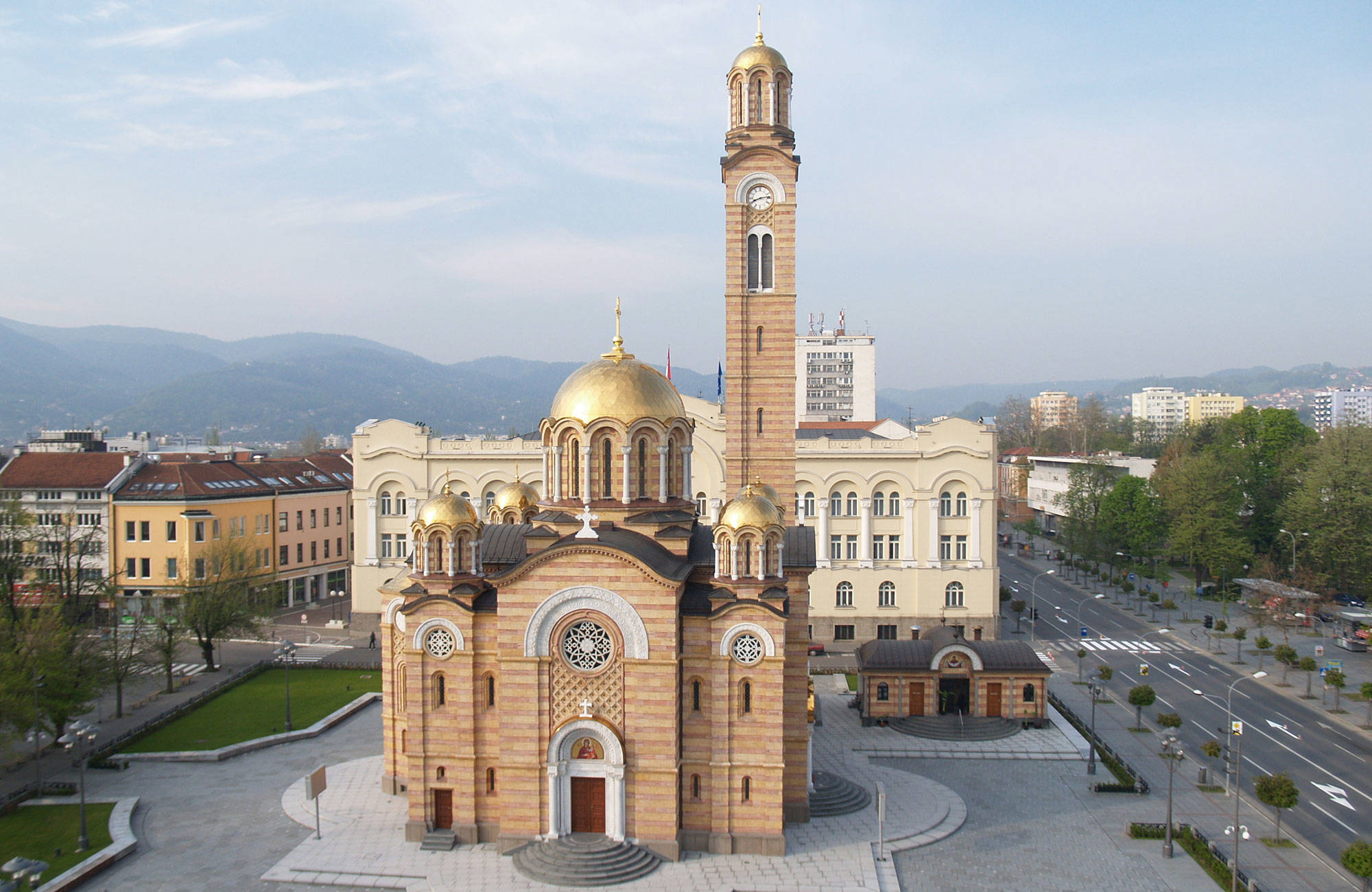 Banja Luka Bosnia Herzegovina Cathedral Of Christ The Saviour