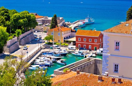 Spend time at the marina in Zadar