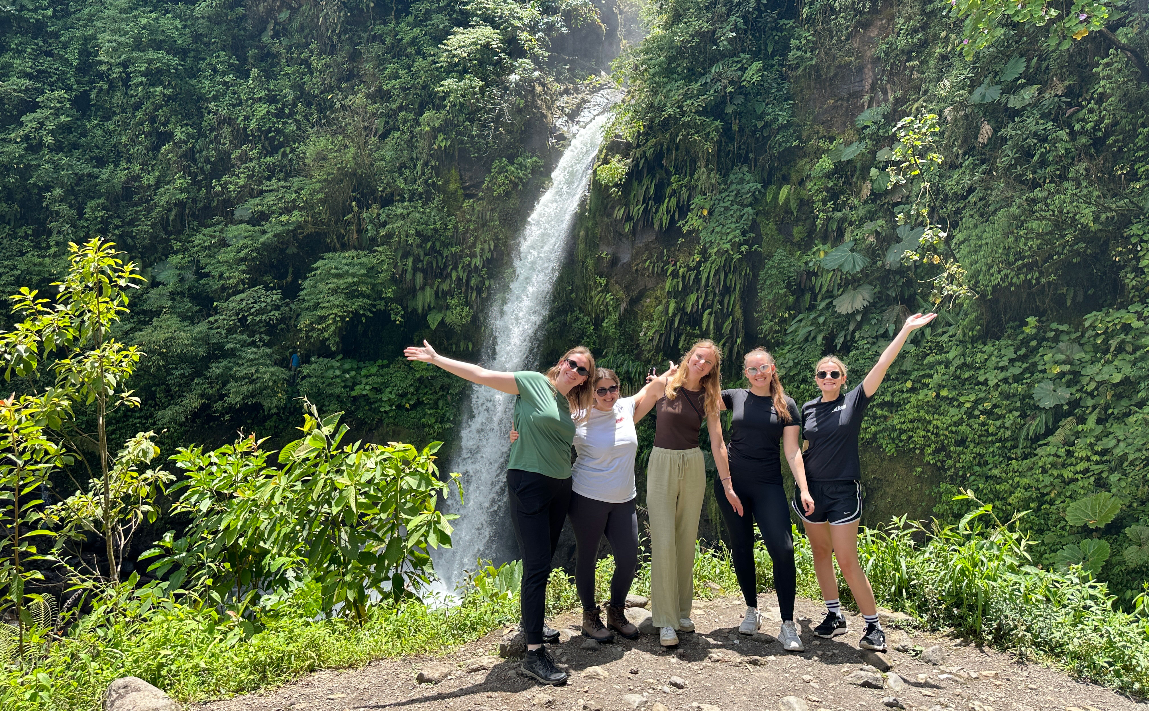Costa Rica Famil Waterfall