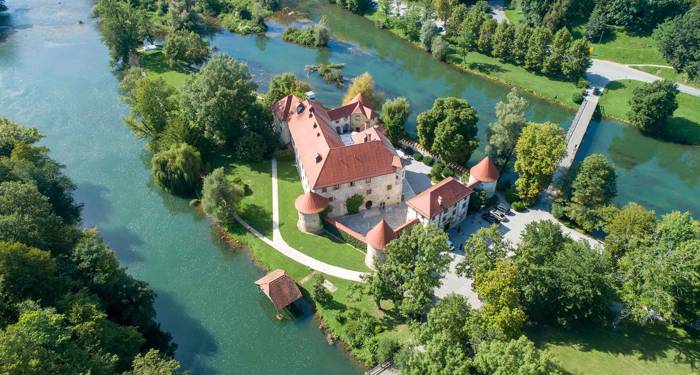 on a road trip in slovenia you can visit otocec castle