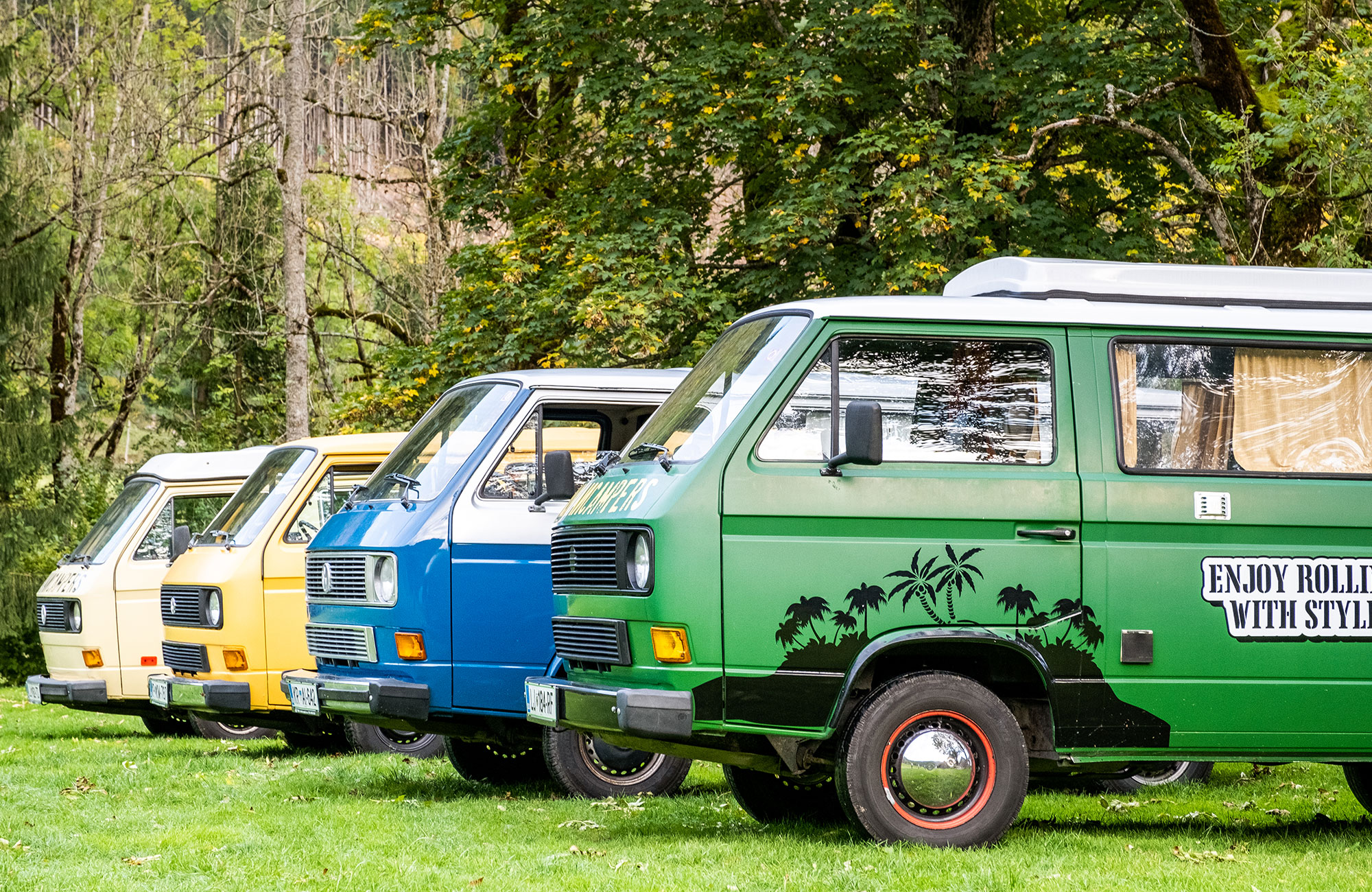 Rent a Volkswagen T3/T4 campervan the 