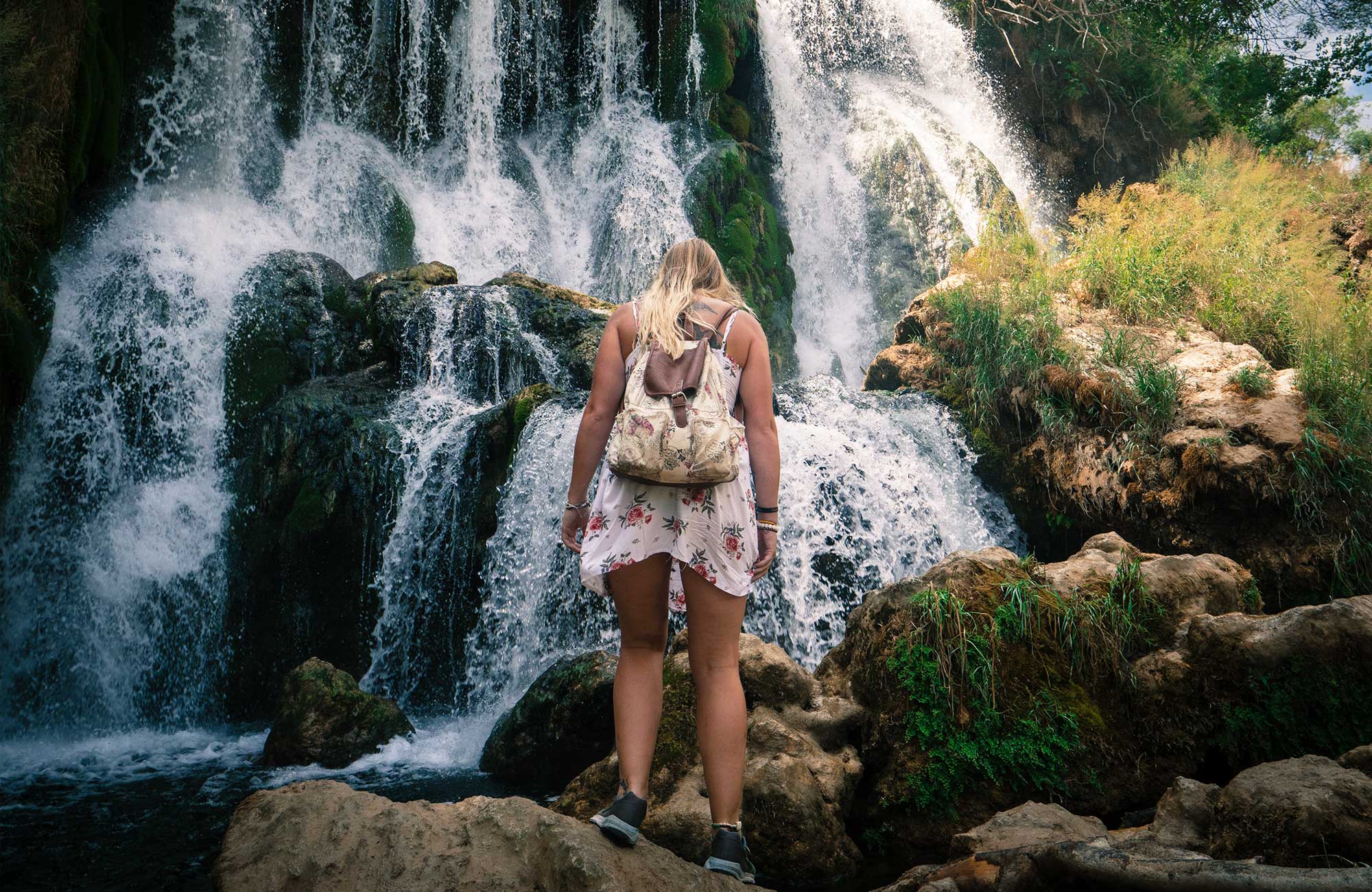 Bosnia And Herzegovina Girls At Kravica Waterfall Studenci Ljubuški Cover