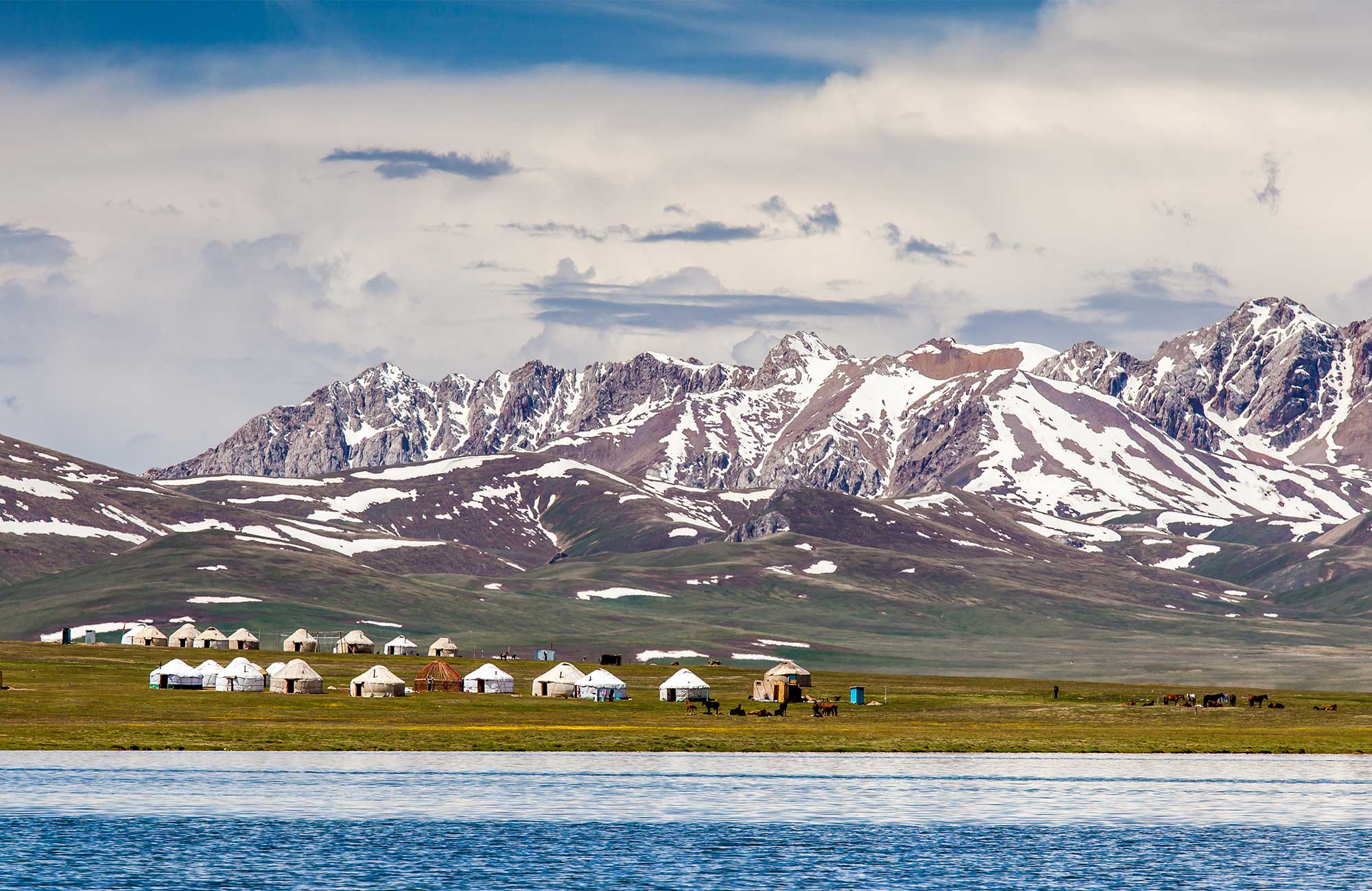 Kyrgyzstan Song Kul High Alpine Lake In The Tian Shan Mountains Cover