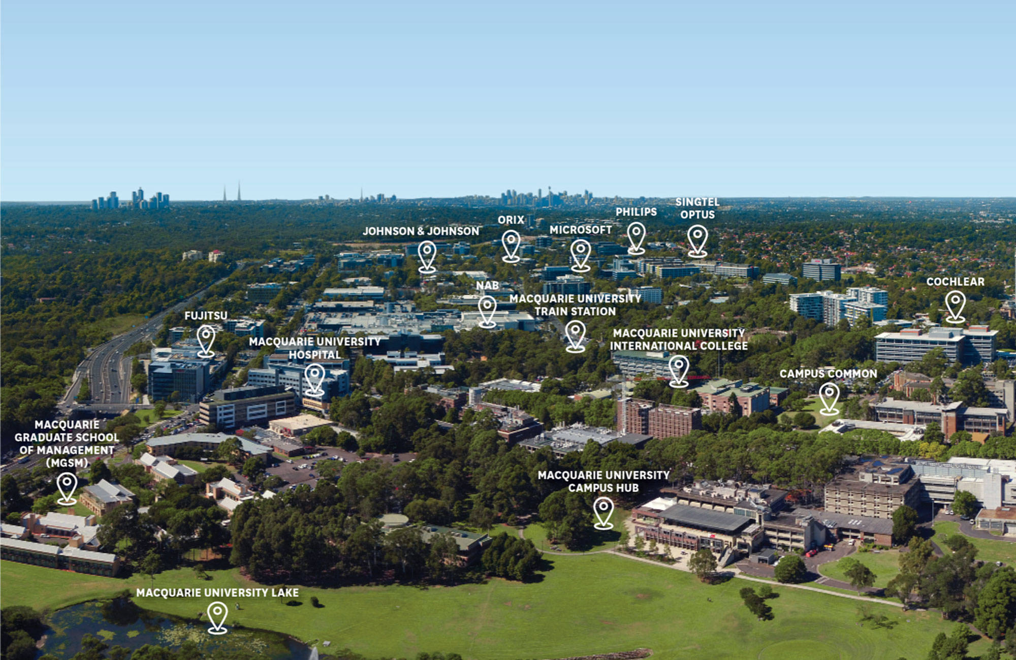 Macquarie University Campus Map