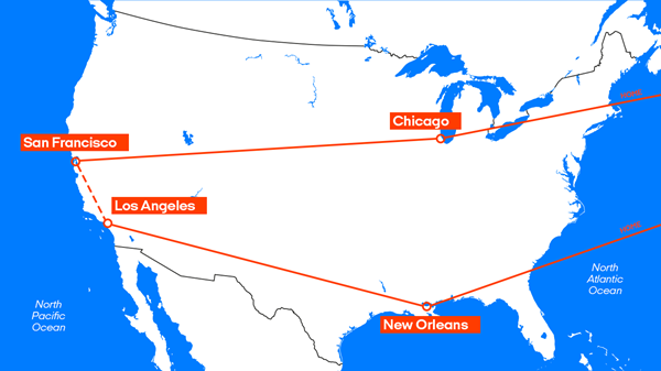 Culture Cities North America | Multi Stop Flights | Kilroy