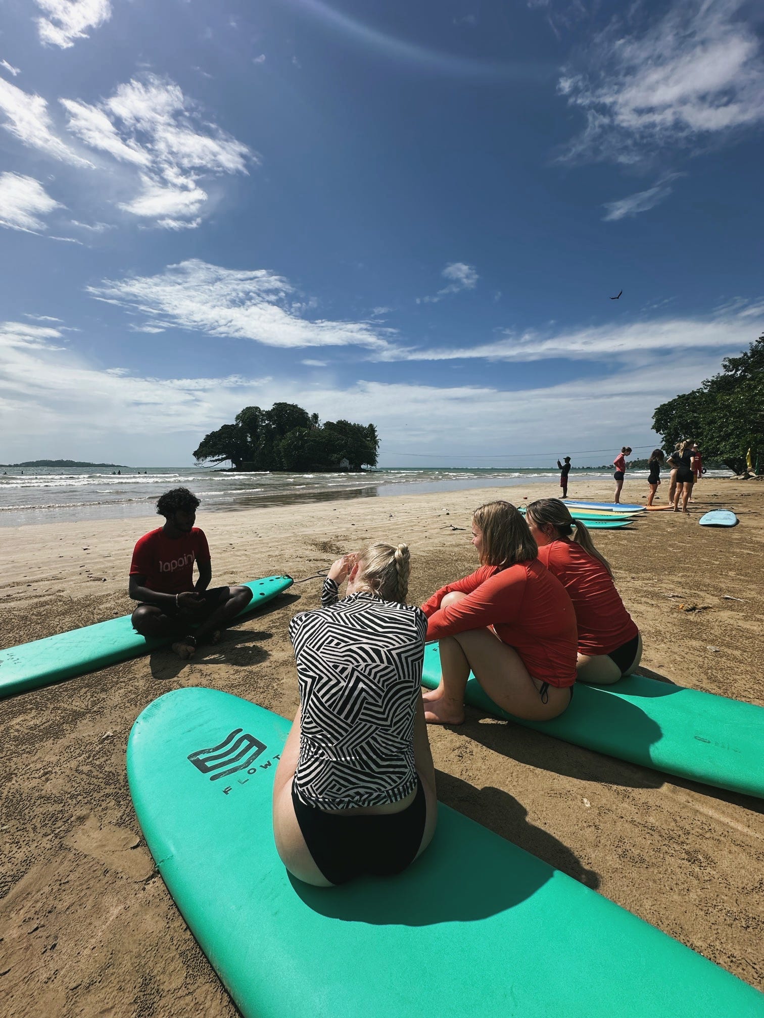 Surfing In Weligama In Sri Lanka