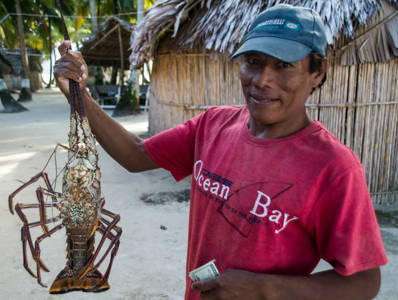 fisherman on san blas islands