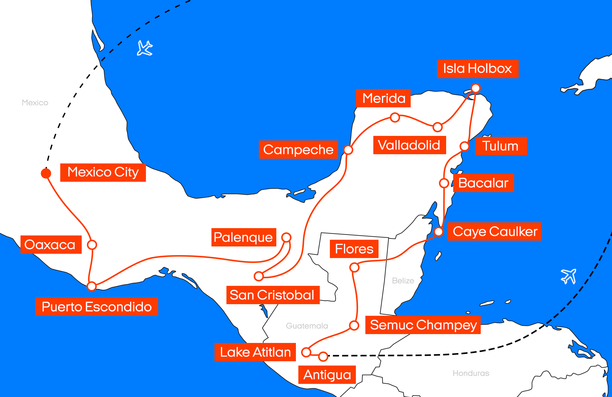 Career Breakers Mexico, Belize, Guatemala