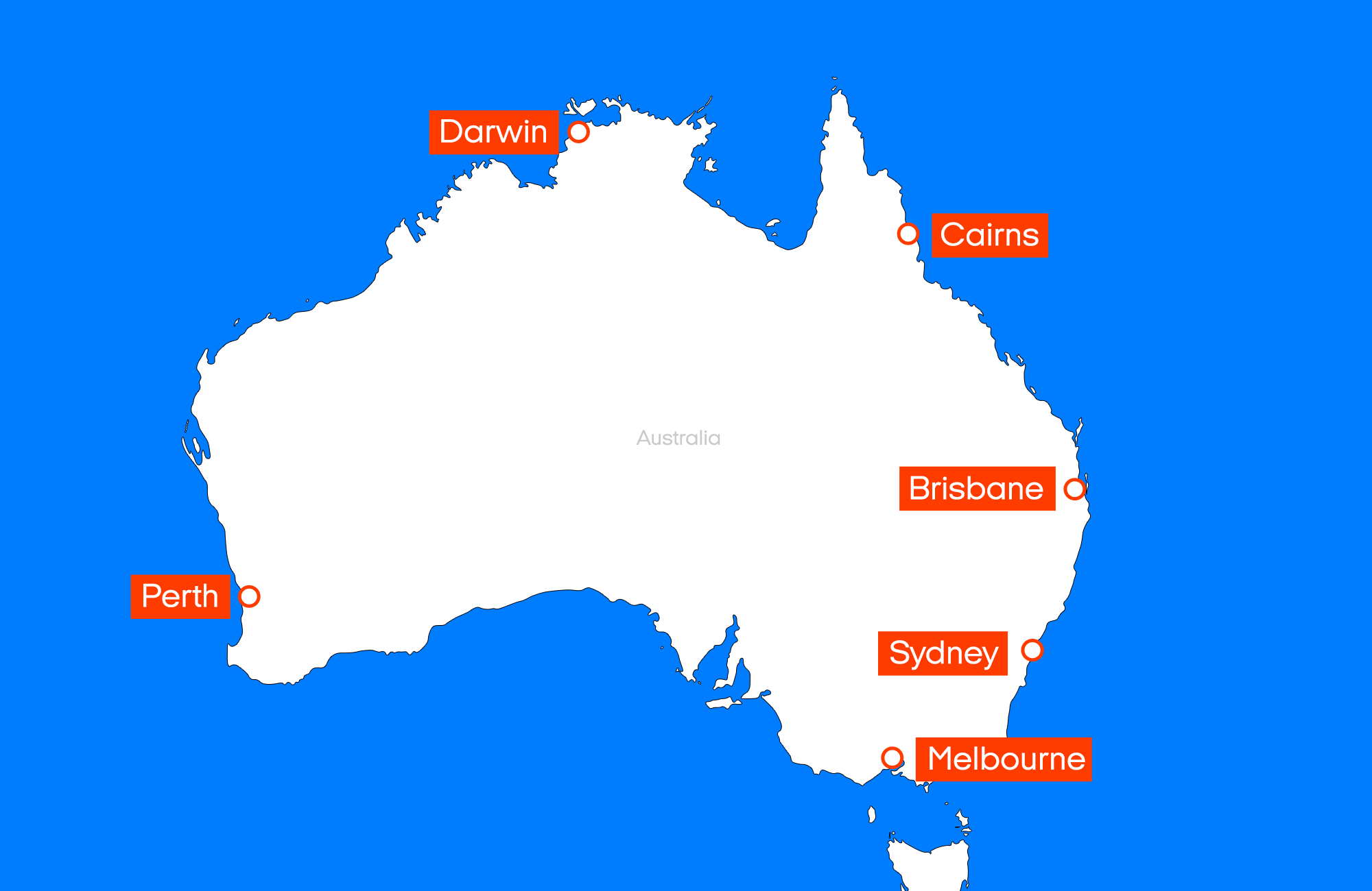 Chubby rental locations in Australia