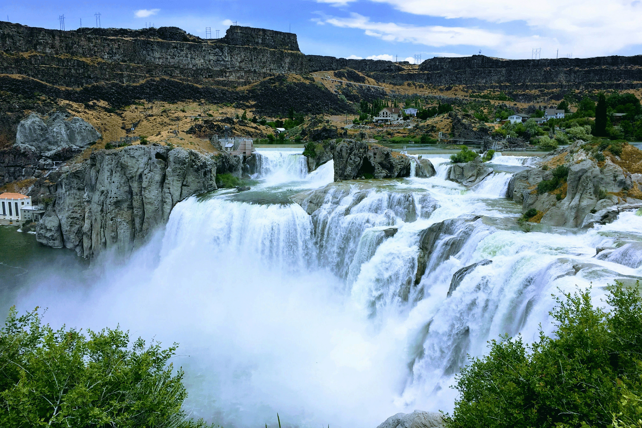 Shoshone falls in Twin Falls, Idaho