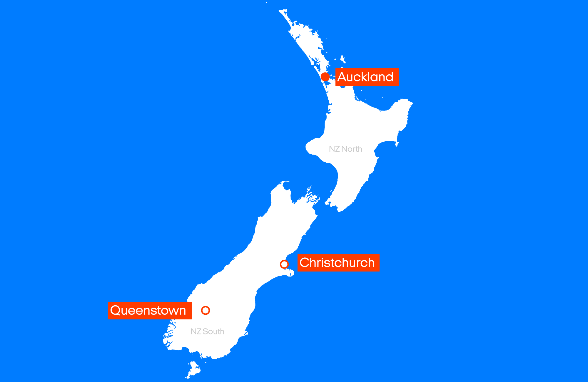 Maui Ultima rental locations in New Zealand