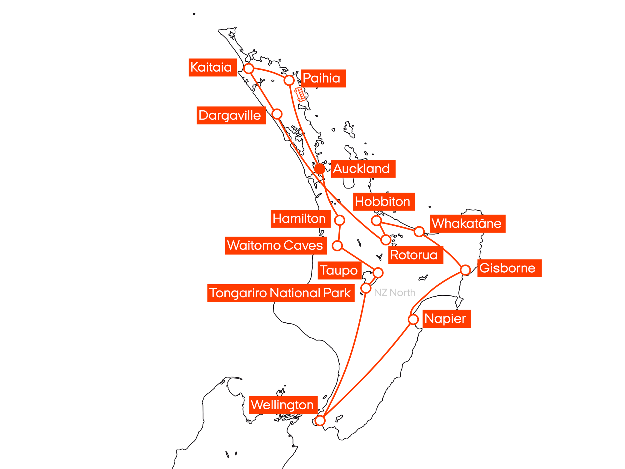 Road Trip – NZ North Island (2000 1300) BG