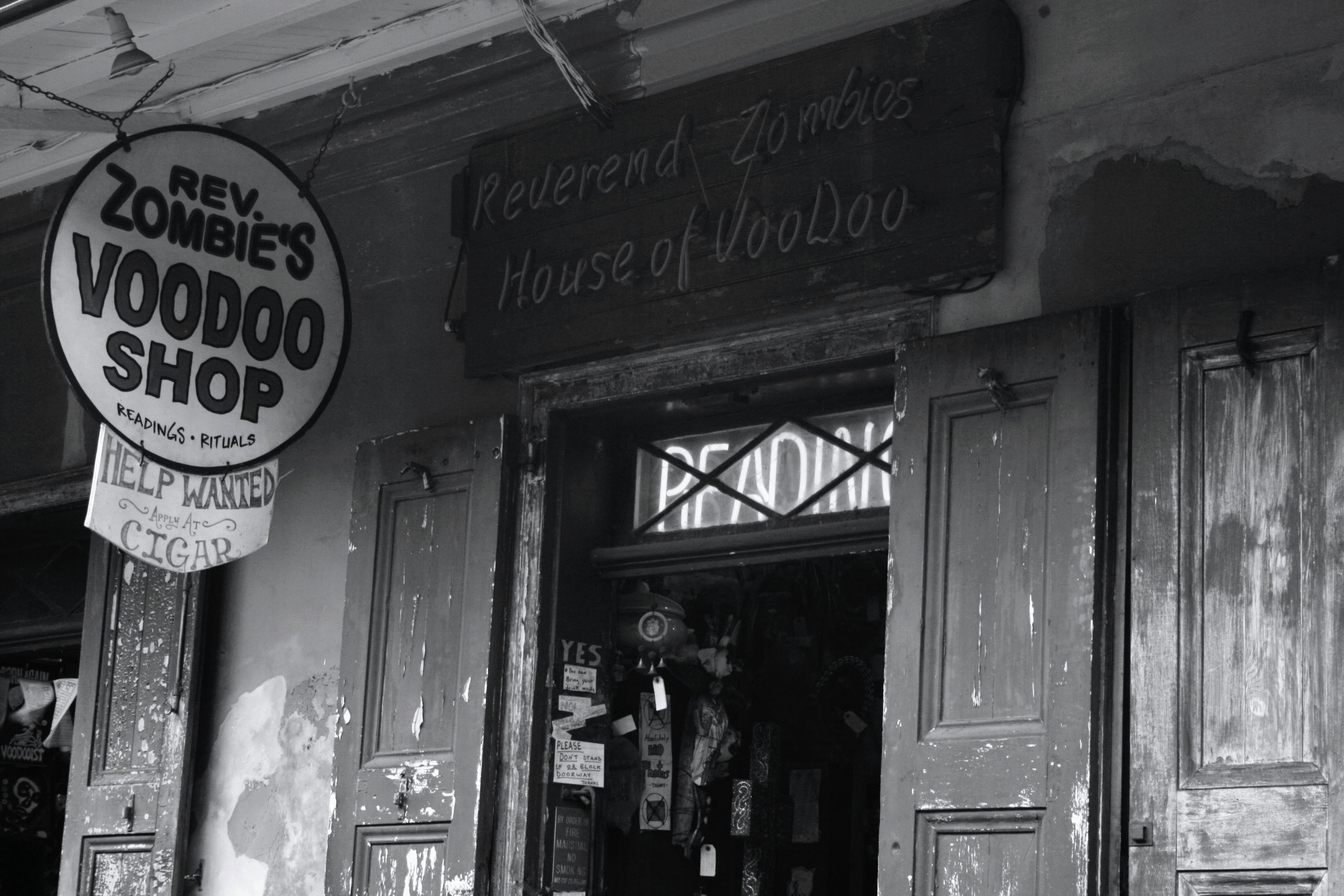 Voodoo shop in the city of New Orleans