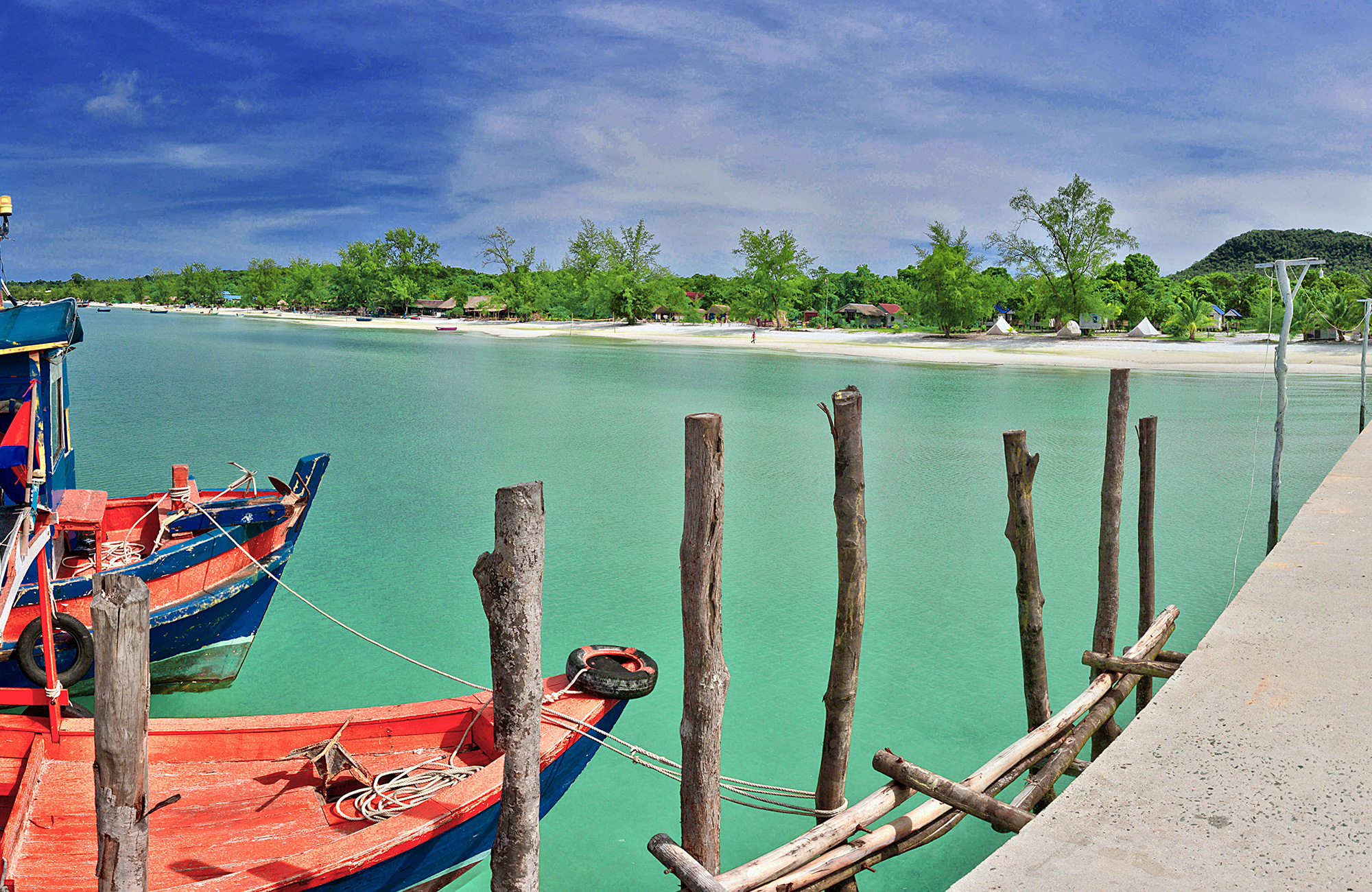 Cambodia Koh Rong Pier